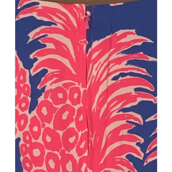 Lilly Pulitzer Blanca‎ Stretch Romper Dress Shift Little Flamenco Pineapp… - Picture 6 of 14